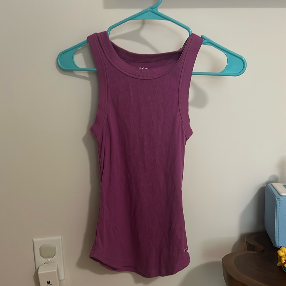 DSG: purple tank top